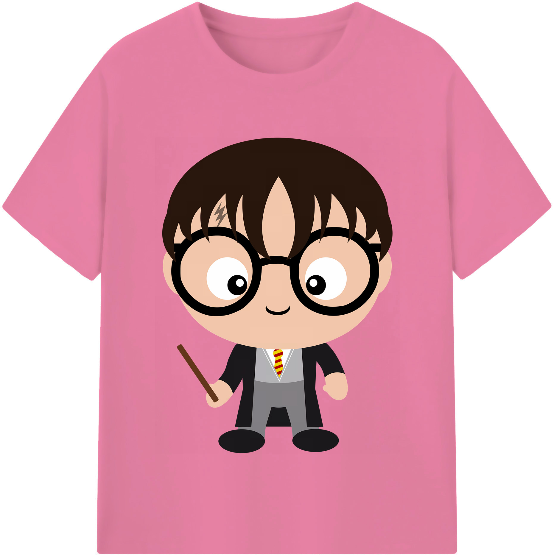 （画像用） Harry Potter ハリー・ポッターシリーズ 綿100％半袖Tシャツ（フロントプリント）